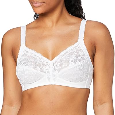Triumph Damen BH Delicate Doreen N, ohne Bügel, ohne Polsterung, Verstellbare Träger, 75C, Weiß