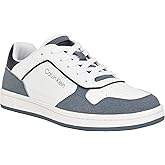 Calvin Klein Men's Landy Sneaker, Stone/Blue 450, 11