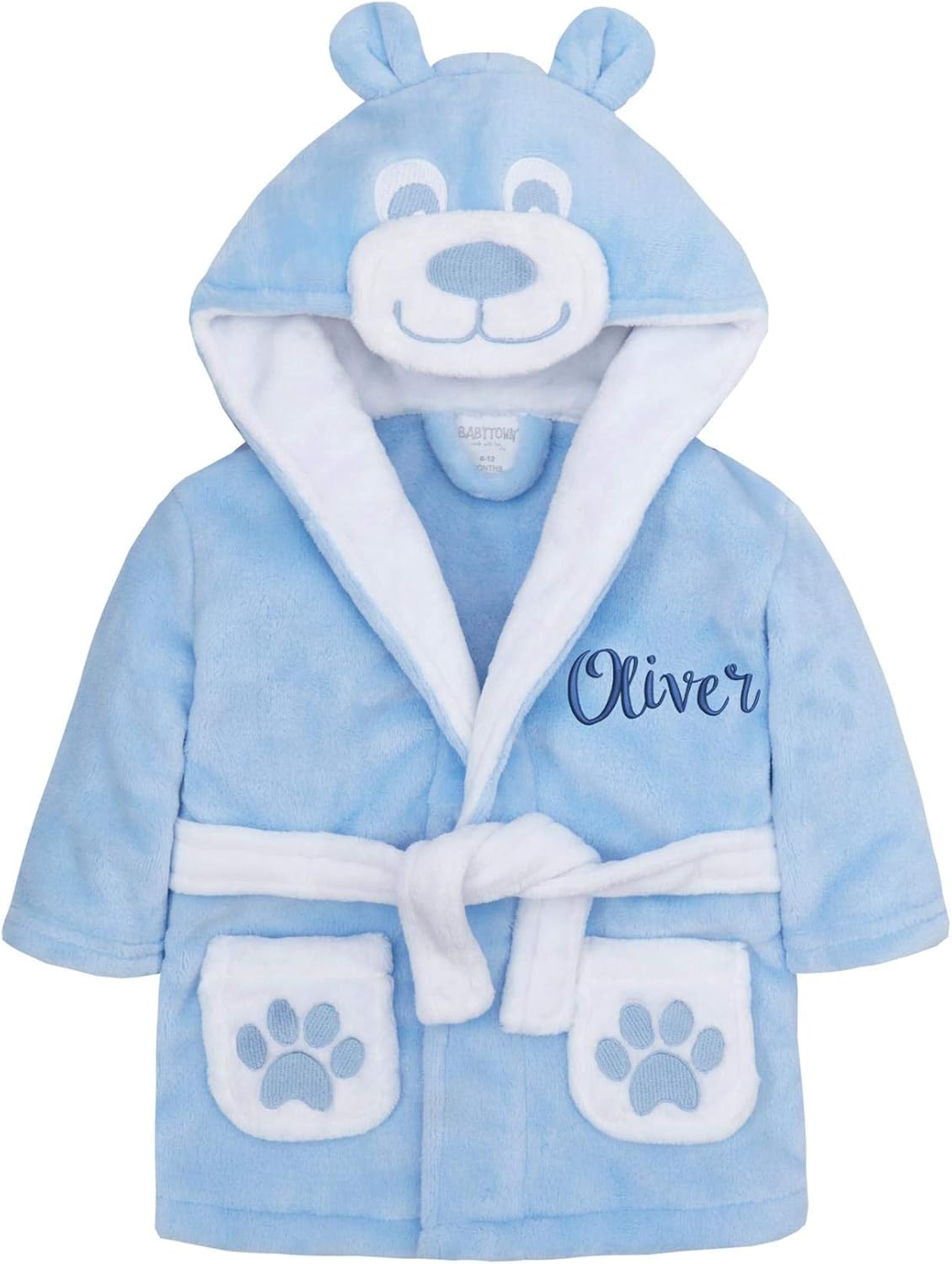newborn baby boy dressing gown