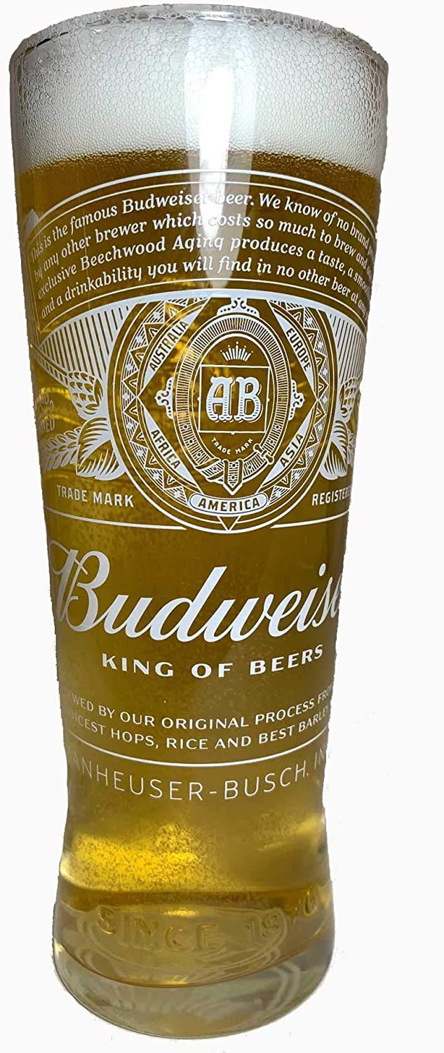 Official Budweiser 2020 Nucleated (King of Beers) Pint Glass - 1 Glass