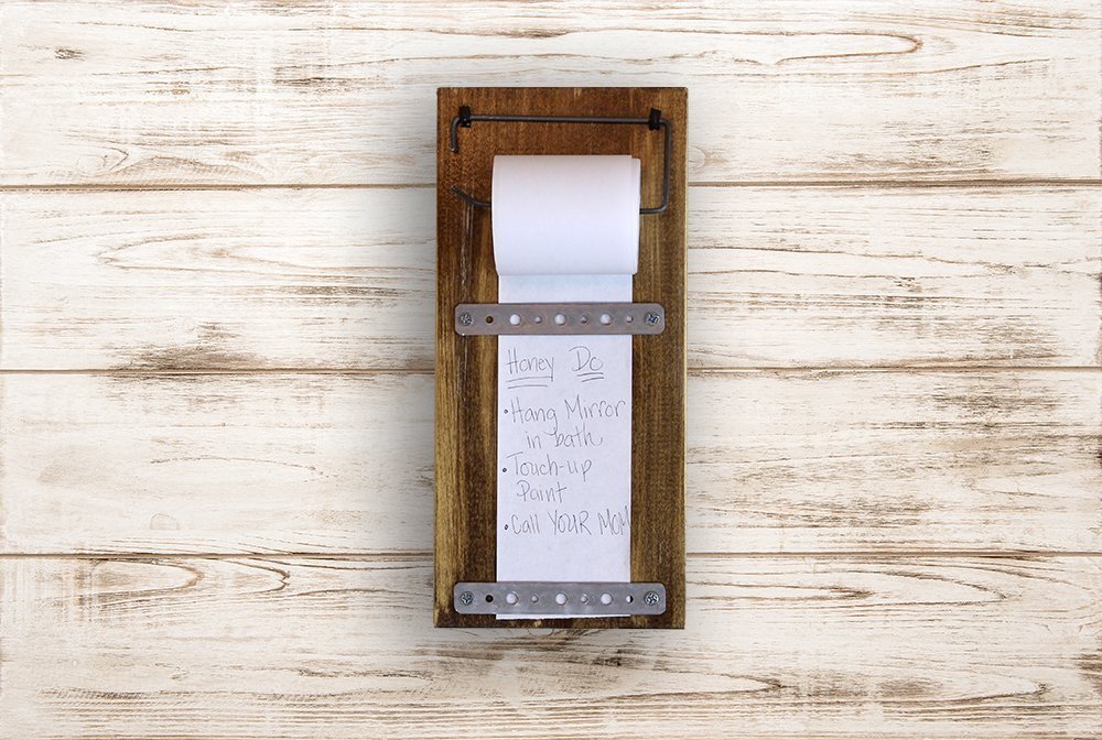 To Do List Holder, Brain Board Organizer Barnwood