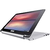 ASUS C100PA-DB02 10.1-inch Touch Chromebook Flip (1.8GHz, 4GB Memory, 16GB eMMC, Google OS), All Metal Body