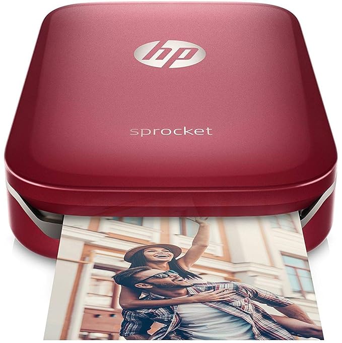 Amazon.in Buy HP Sprocket Z3Z93A Portable Photo Printer (Red) Online