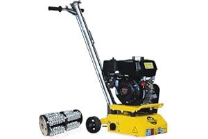 Gas 8" Concrete Scarifier Planer Grinder 5.5 HP Honda Engine (Scarifier + Drum Kit)