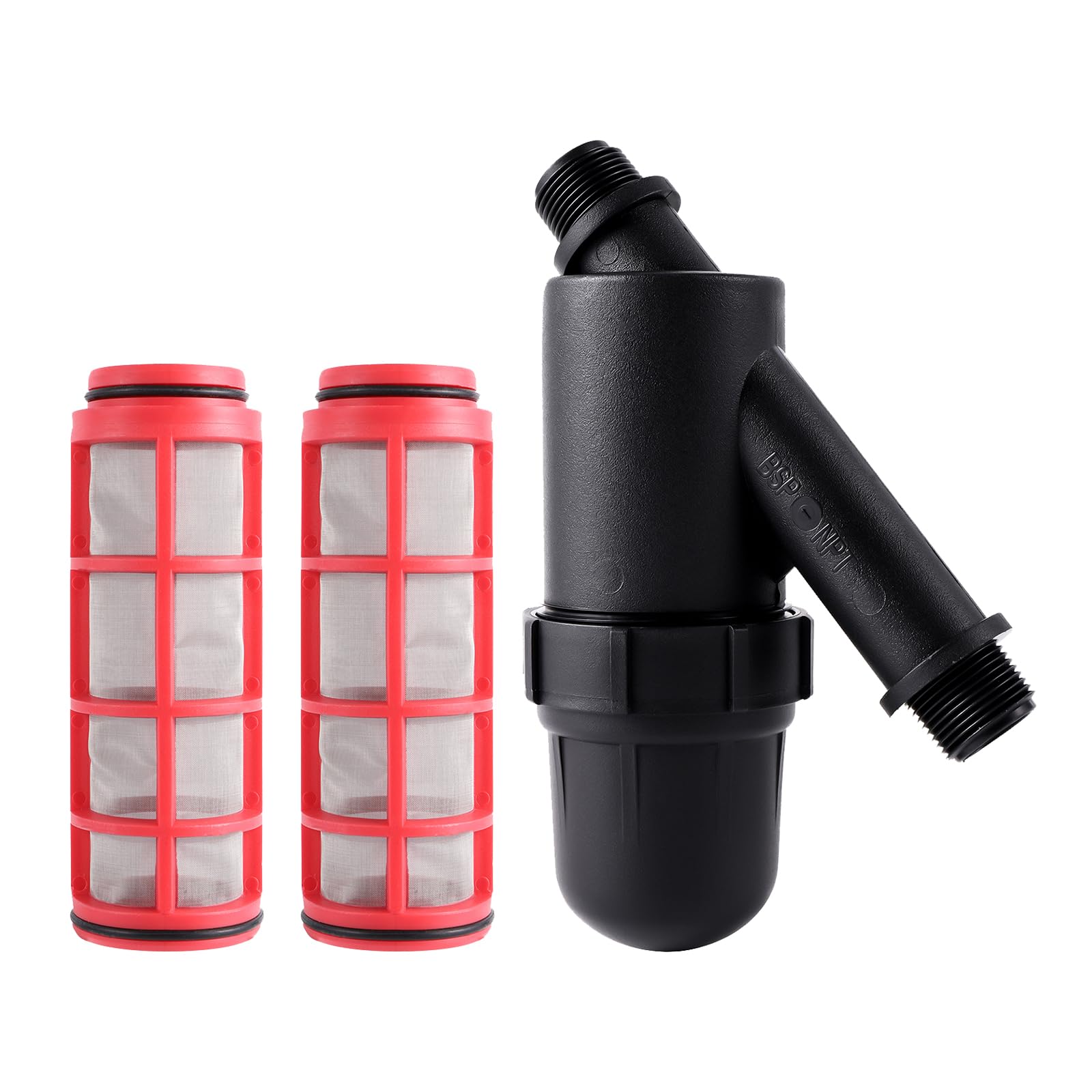 Irrigation Filter Inline Filter,3/4 Inch Female to Male Thread Y Type Screen Filter and 120 Mesh Screen Water Conditioning Strainer Replacement For Garden Agriculture Filter Drip Irrigation Tank Pump