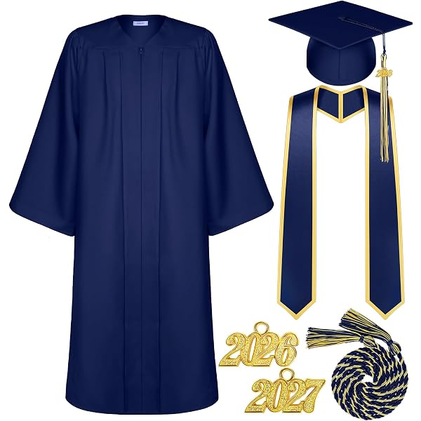 Conjunto De Birrete Y Banda De Graduación 2025 – Borla, Letras Doradas “Aprobado El Examen” – Para Universidad Y Secundaria