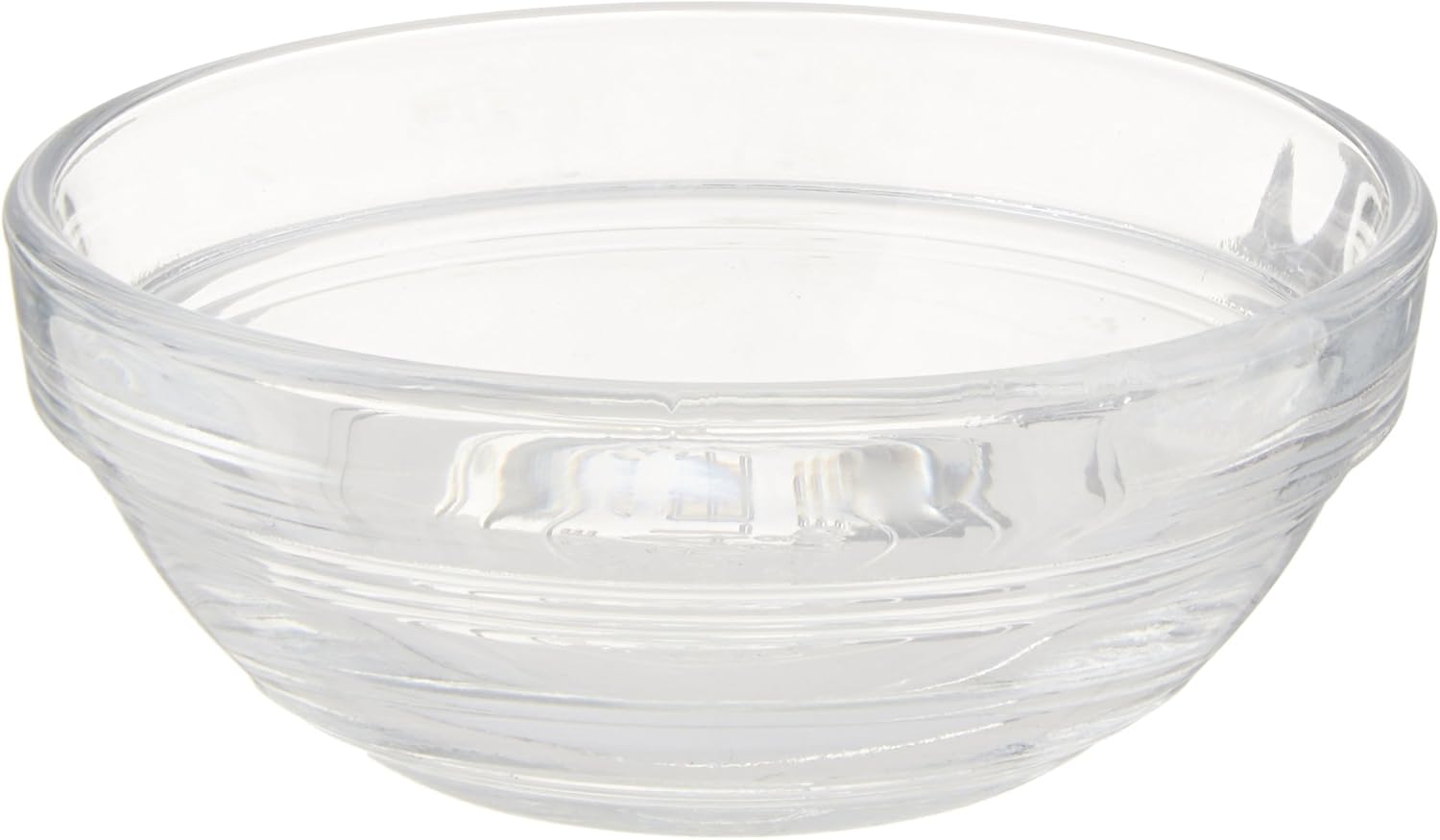 Duralex Made In France Lys Stackable 8 Piece Glass Bowl Set, 2 oz, Clear