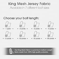 Pico Textiles 1 Yard Bolt – White Polyester King