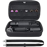CQT Osmo Pocket 3 Case, Portable Storage Protective Bag Carrying Case for DJI Osmo Pocket 3 Creator Combo Accessories with shoulder straps (Creator Combo Bag)