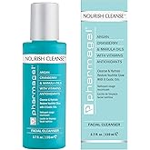Pharmagel Nourish Cleanse Hydrating Facial Cleanser | Face Cleanser & Makeup Remover | Natural Face Wash for All Skin Types – 3.7 oz