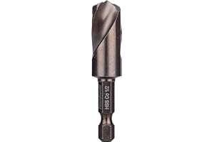 NordWolf 1/2" M35 Cobalt Stubby Drill Bit for Stainless Steel & Hard Metals, with 1/4" Hex Shank for Quick Chucks & Impact Drivers