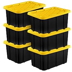 Sterilite 6-Pack Industrial Tote, Plastic Storage