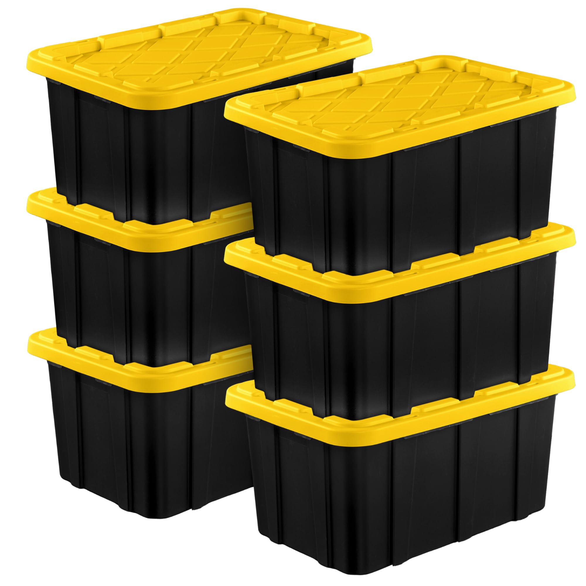 Sterilite 6-Pack Industrial Tote, Plastic Storage