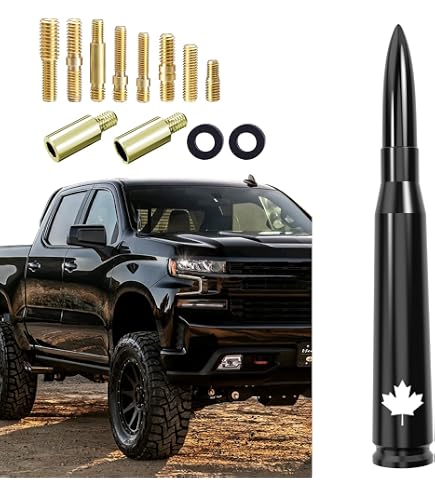 Kapalini Chrome Antenna Cover Trim For Dodge Ram 1500 / 2500 (2011-2017)