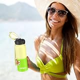 GOPPUS 600ml Stainless Steel Water Bottle with Straw – Double Wall Insulated view 6
