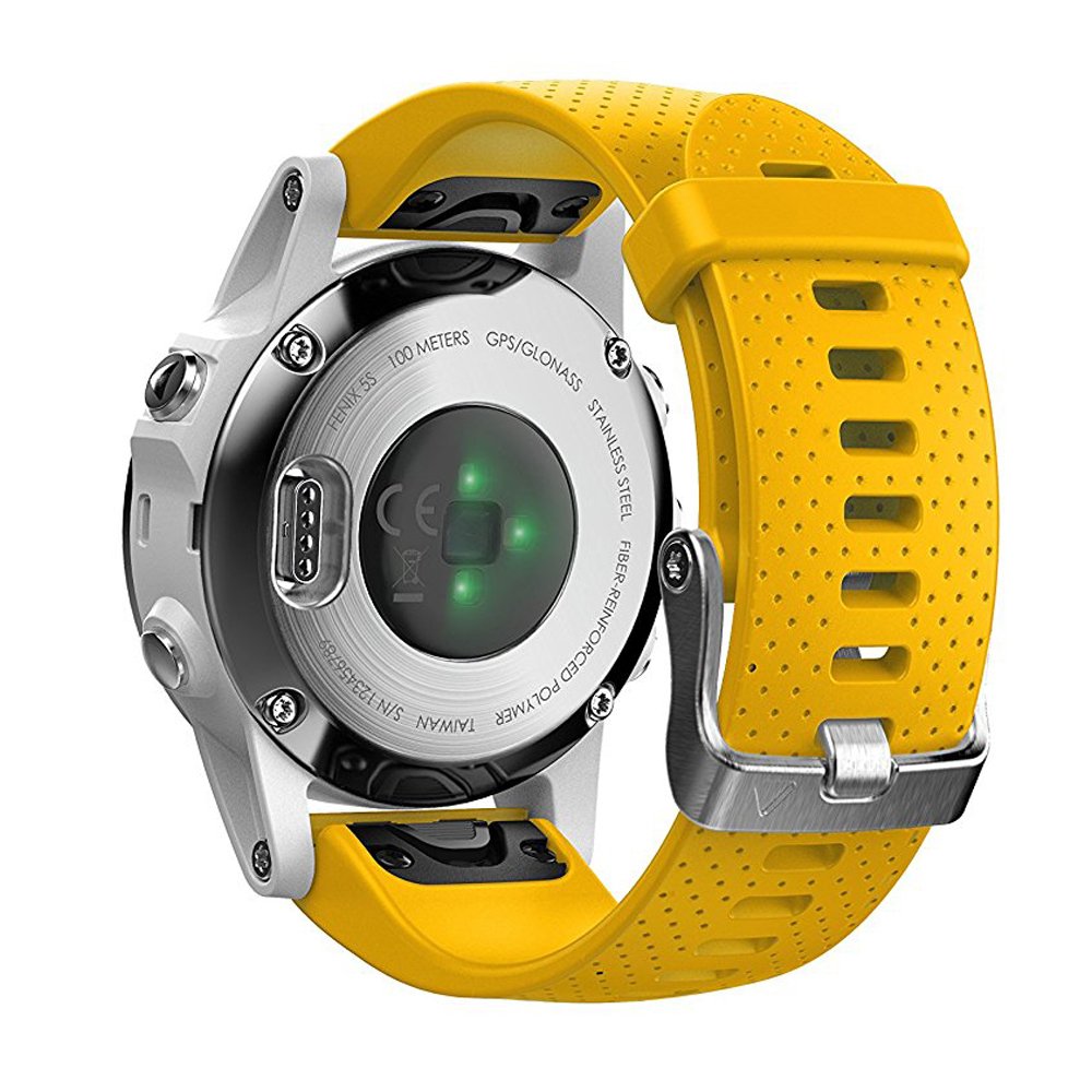 Shieranlee Compatible with Garmin Fenix 7s/Fenix 5S/Fenix 6S Strap,Silicone Sport Band 20mm Easy Fit for Garmin Fenix 7S/Fenix 5S Plus/Fenix 6S Pro/Fenix 7S/Fenix 7S Solar/Fenix 7S Sapphire Solar