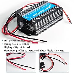 YoTmake 4 LEDs MPPT Boost Solar Charge Controller