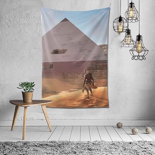 Amazon Com Yugy Anime Game Assassin S Creed Tapestry Wall Blanket Art For Apartment Home Art Wall Tapestry Hanging Home Decor Living Room Bedroom Dorm 60x40inch Home Kitchen