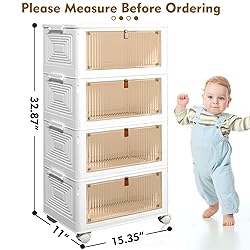 CTSNSLH 4 Tier Plastic Storage Bins and Boxes