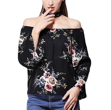 blusas floreadas de moda 2018