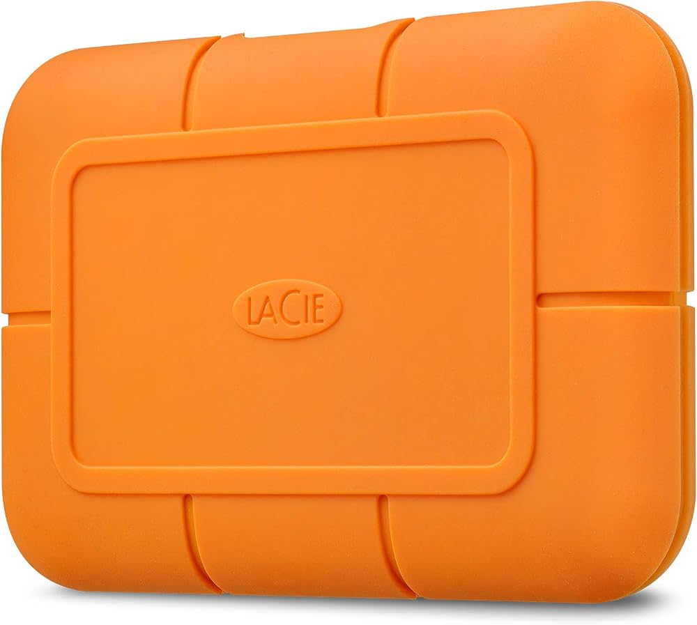 LaCie Rugged SSD 4TB External SSD USB-C Water Drop Resistant Mac PC STHR4000800