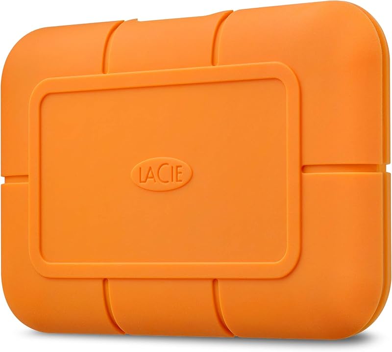 LaCie Rugged SSD 4TB External SSD USB-C Water Drop Resistant Mac PC STHR4000800