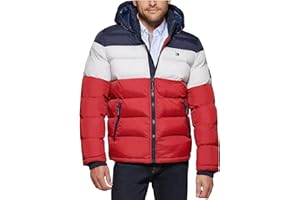 Tommy Hilfiger Adaptive mens Wetlook Lightweight Puffer JacketJacket