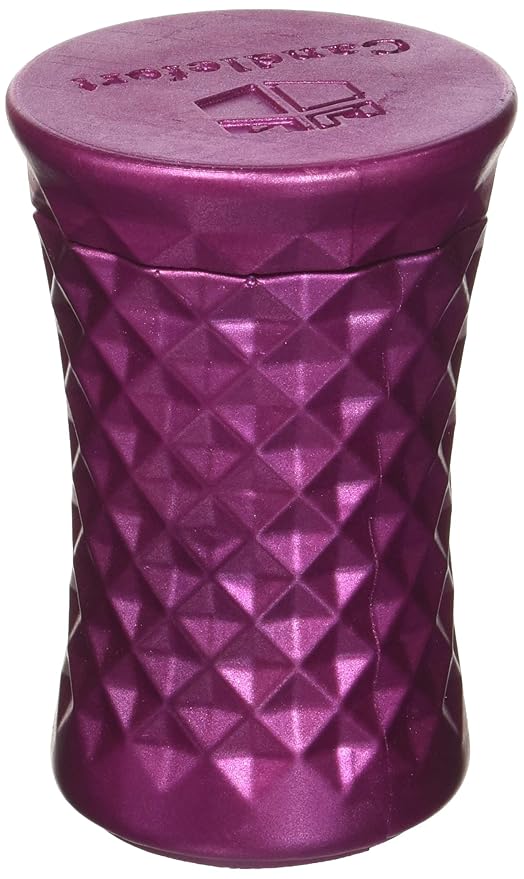 Candellana Candles Candlefort Candles Concrete Poly II-Pink Metallic, Scent: Warm Feather