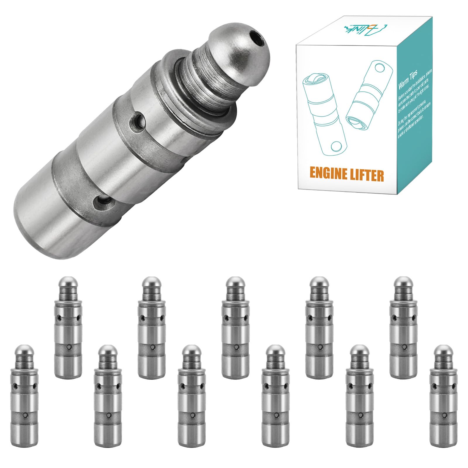 Photo 1 of AULINK 12PCS 05047883AC Valve Lifter For Jeep Grand Cherokee Wrangler 2016-2024,For Dodge Durango 2016-2023,For Chrysler Pacifica Voyager 2017-2023,For Ram ProMaster 1500 2500 3500 2019-2023 3.6L