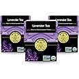 Buddha Teas - Organic Lavender Tea - Herbal Tea - For Health & Wellbeing - With Antioxidants & Minerals - Clean Ingredients - Caffeine Free - OU Kosher & Non-GMO - 18 Tea Bags (Pack of 3)