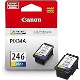 Canon Genuine Ink Cartridges CL-246 Colour (1 Count), Canon Printer Ink for PIXMA TR4520 / TS3120 / TS3220 Series Printers –