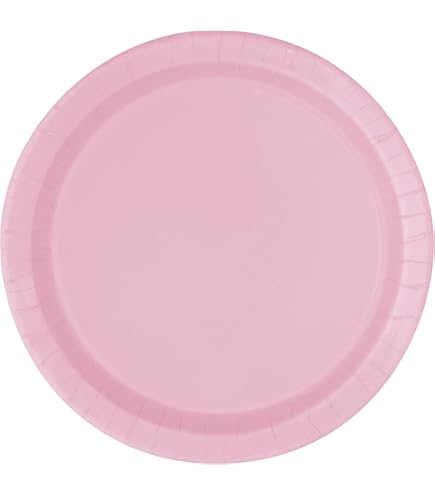 Light Yellow Round Paper Plates - 6.75 Inch Disposable Party Plates (120 Count Bulk Pack)