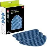 H2O Brand H2O HD Cloth Pack Set of 3 Microfiber Scrubbing Cloths for Steam