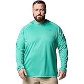 Columbia Men's PFG Solar Stream Hoodie, Glaze Green, 4X