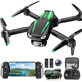 Drone with 1080P Camera, Foldable Remote Control Quadcopter for Adults Beginners, Mini Drone with Stable Hover, Waypoint Fly, 3D Flips, One Key Start, 2 Batteries, Easy to Fly Indoors &amp; Outdoors