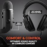 Logitech G PRO X Gaming Headset and Yeti Blackout Package view 4