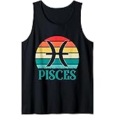 Pisces Pisces Sunset Zodiac Sign Tank Top
