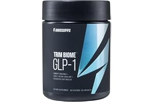 InnoSupps Trim Biome™ GLP-1 | Gut Health + Metabolic Support* | Prebiotic + Probiotic + Postbiotic | Akkermansia + Berberine | 60 Capsules. 30 Servings