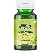 ORGANIC ZING Artemisinin Capsules – Food Grade – 500 mg – 60 Capsules Daily Dietary Supplement