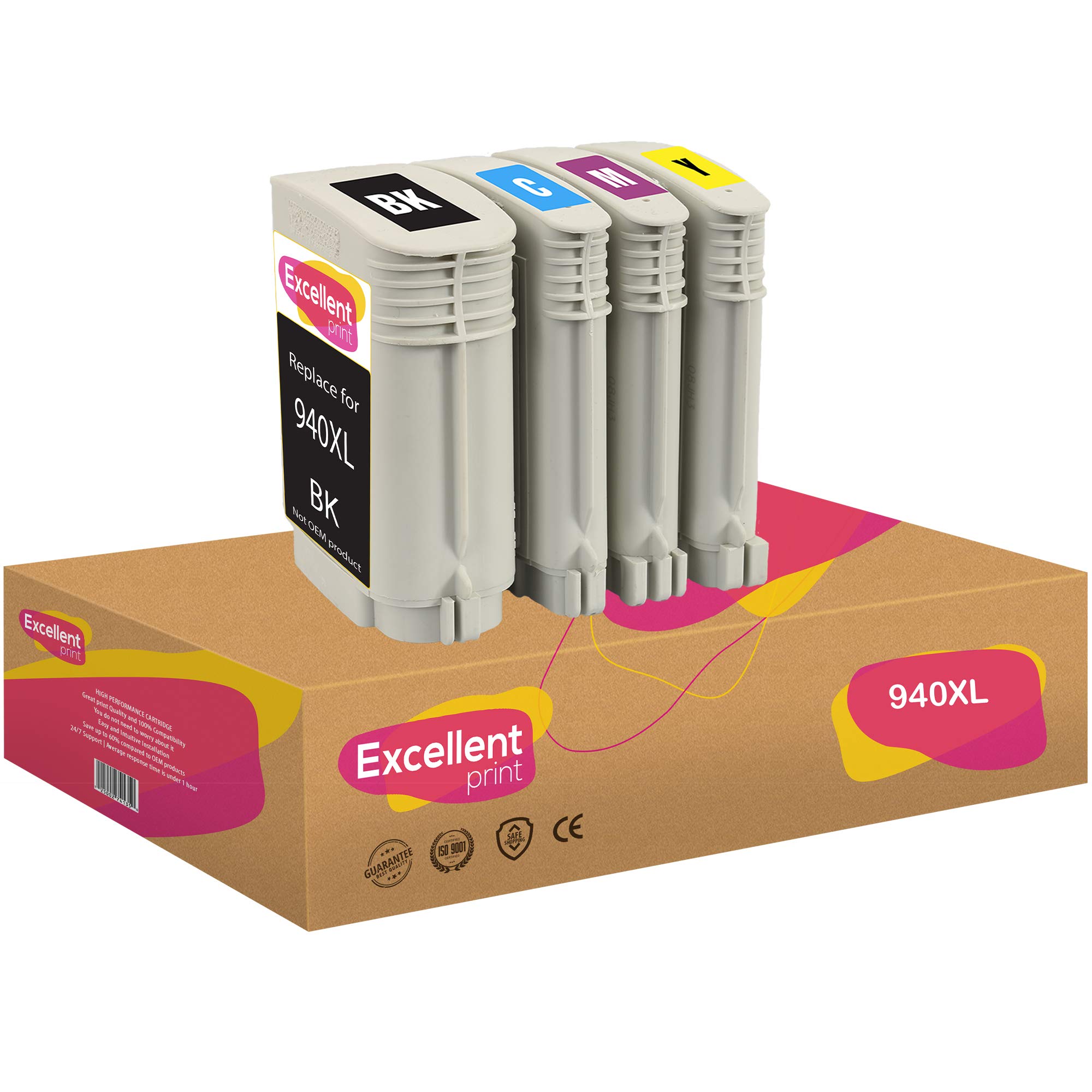 Excellent Print 940XL 940 XL Compatible Ink Cartridges for HP Officejet Pro 8000 8500 8500A 8500A