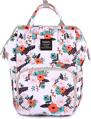floral nappy bag
