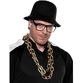 UNDERWRAPS Hip Hop Accessory Kit - Halloween Accessory Kit for Men, Adults Retro Outift, Cosplay Themed Party, 80s & 90S Rap Accessories, Boys Hip Hop Kit