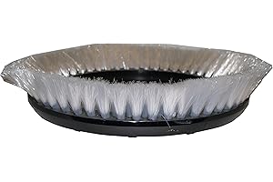 Oreck Commercial 237.046 Natural Polypropylene Carpet Soft Orbiter Brush, 12" Diameter, 0.008" Bristle Diameter, For 550MC Orbiter Floor Machine, White