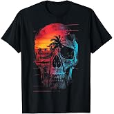 Beach Skull | Men Women XS - 6XL | Graphic T-Shirt