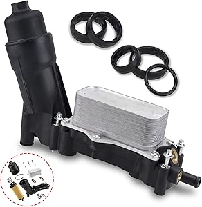 Engine Oil Cooler Filter Housing Adapter for 2014 2015 2016 2017 Jeep Wrangler Grand Cherokee Dodge Avenger Challenger Charger Durango Caravan Journey Chrysler 200 300 Town & Country Ram 3.6L
