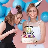 Sumerk Black Gold Glitter 21st Birthday Cake Topper Decorations for Boys Girls view 4