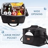 Lifewit Cooler Bag 30 Cans Insulated Large Lunch Bag Collapsible Black view 5