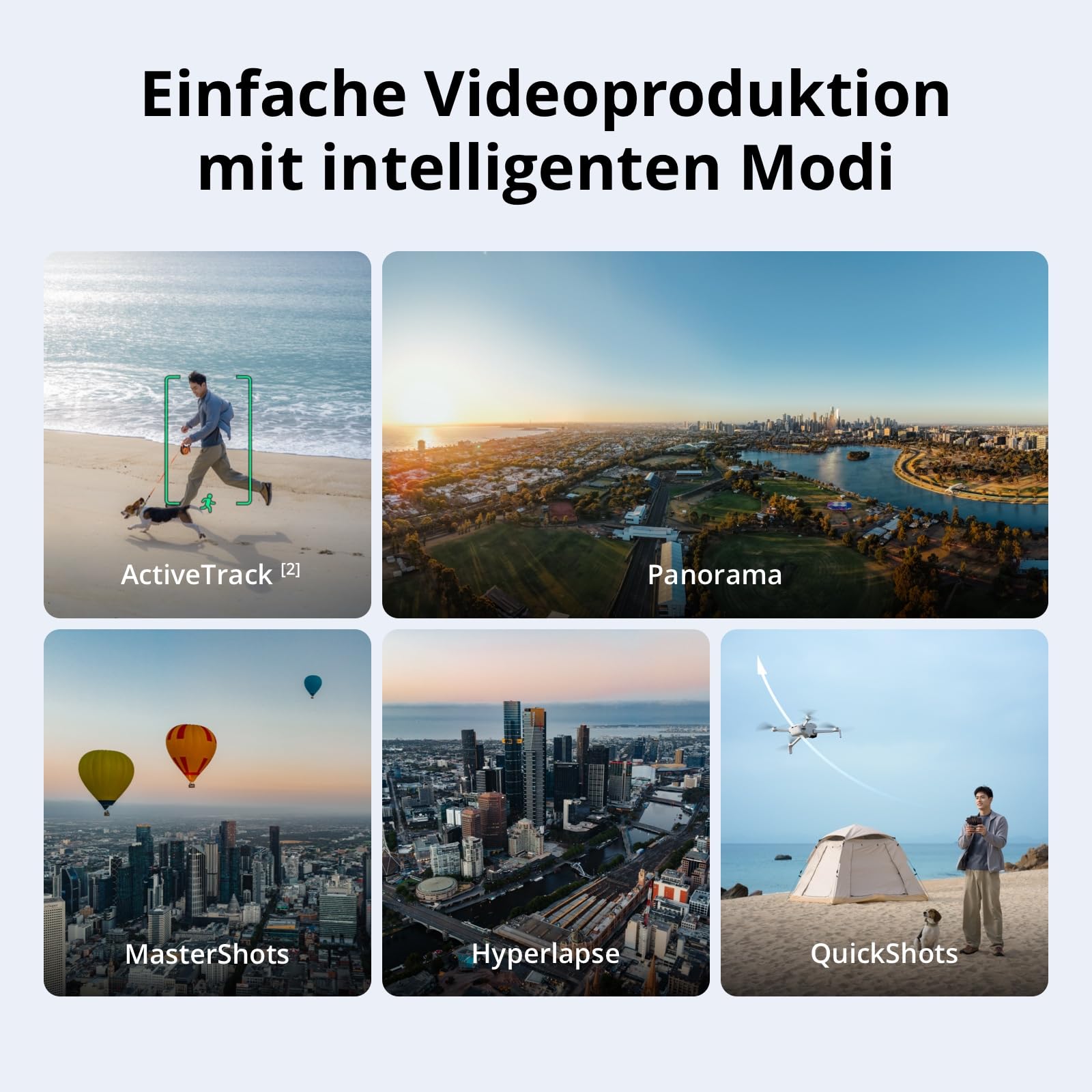 DJI Lito 1, Einsteigerfreundliche 4K Kameradrohne, Hinderniserkennung, ActiveTrack, 4K-Video & 8K-Foto, Geeignet für Erwachsene, Leicht & Faltbar, 15 km Videoübertragung, C0 3
