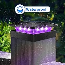 Peasur 2 Packs 4x4 Solar Post Cap Lights