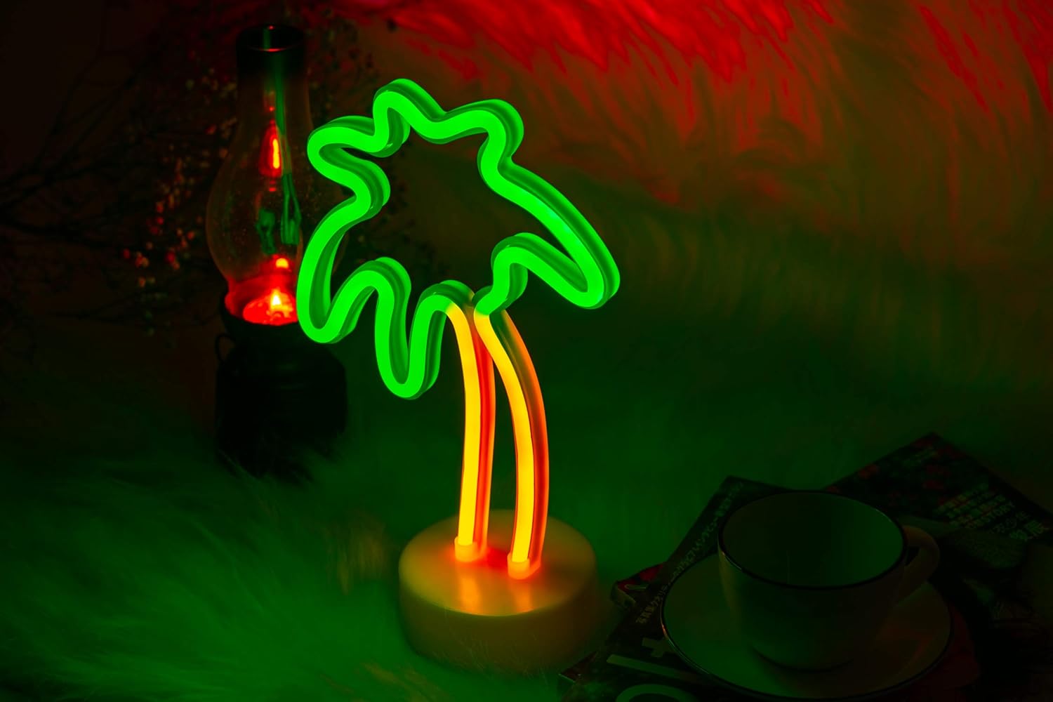 neon table lamp